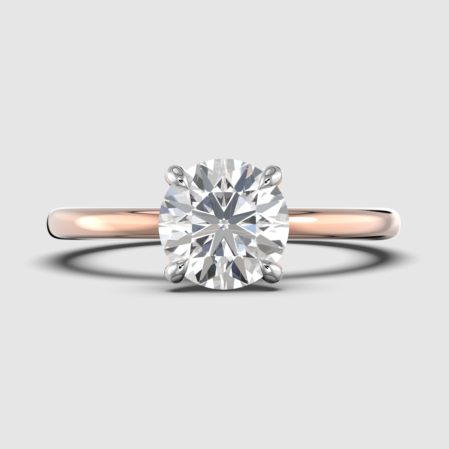 Jane - Oval Solitaire - Plain Band - LR103